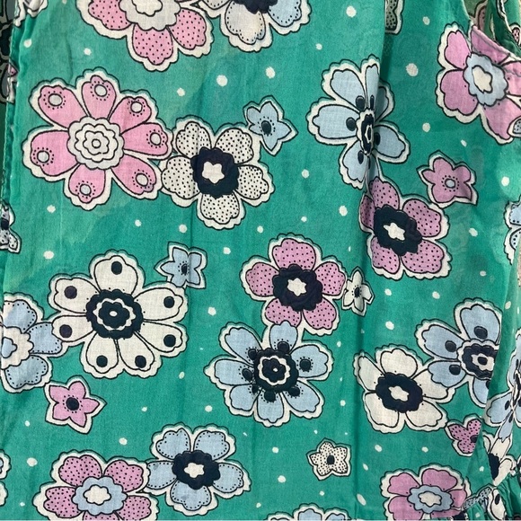 M.I.H. JEANS Leia Floral Cotton Gauze Sleeveless Button Down Midi Dress - Picture 8 of 14